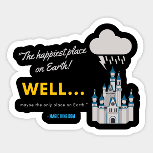 ONLY PLACE ON EARTH ! (Dark) Sticker